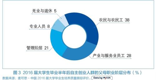 大學畢業(yè)生創(chuàng)業(yè)調(diào)查：近四成創(chuàng)業(yè)者為農(nóng)村家庭背景