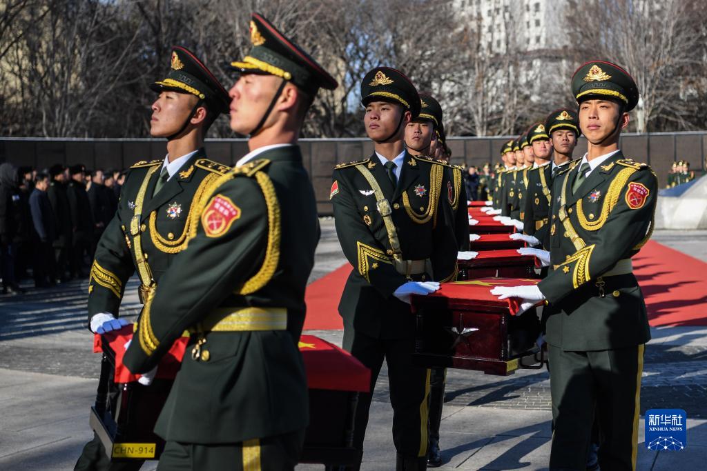 英魂安息 家國安寧——第十批在韓中國人民志愿軍烈士遺骸安葬儀式側(cè)記