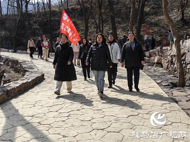 驛城區(qū)城市發(fā)展服務(wù)中心開展“三八”婦女節(jié)戶外拓展活動