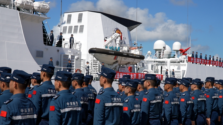 中國海警艦艇編隊起航赴俄羅斯執(zhí)行中俄海警聯(lián)演聯(lián)巡任務(wù)